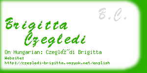 brigitta czegledi business card